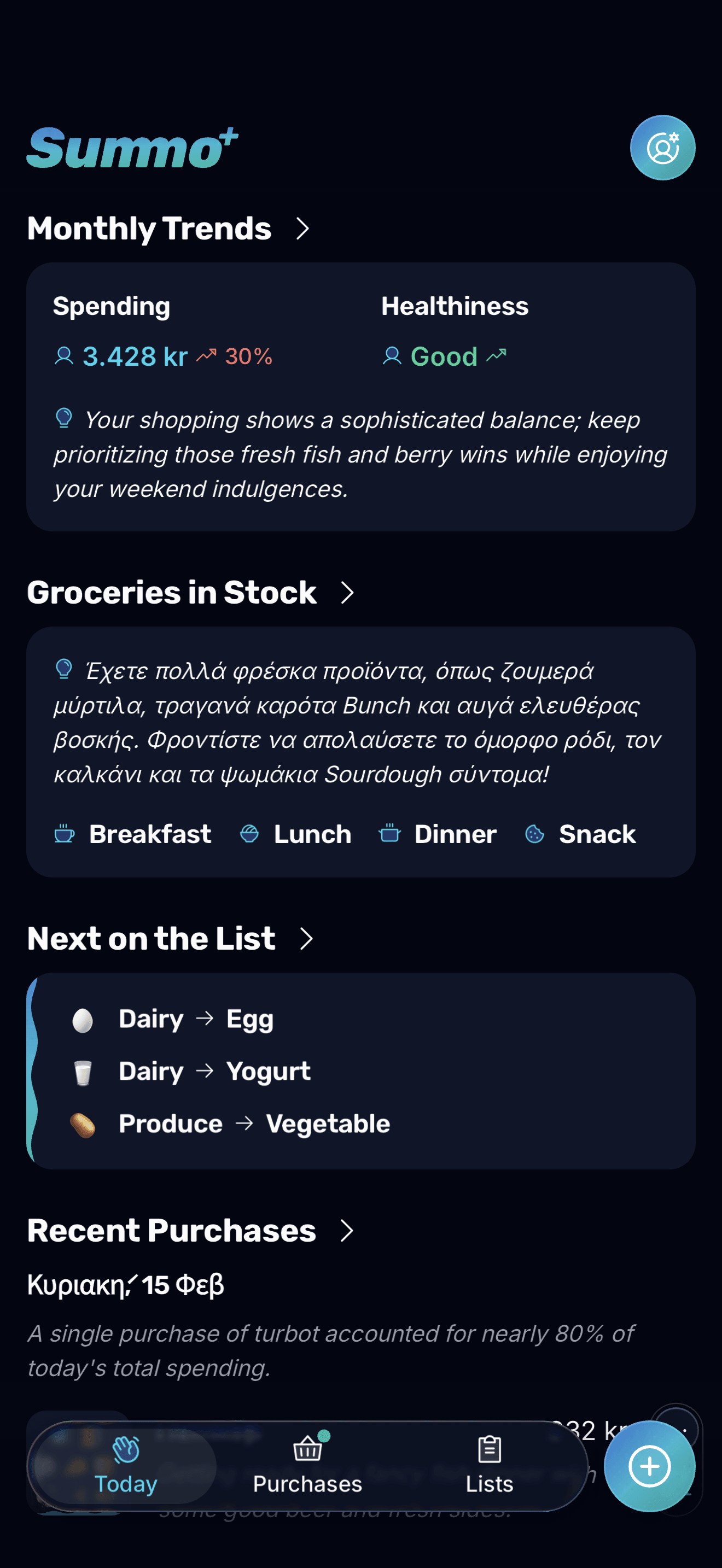 Η Μέρα σας με μια Ματιά